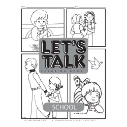 Let's Talk Coloring Book - School...